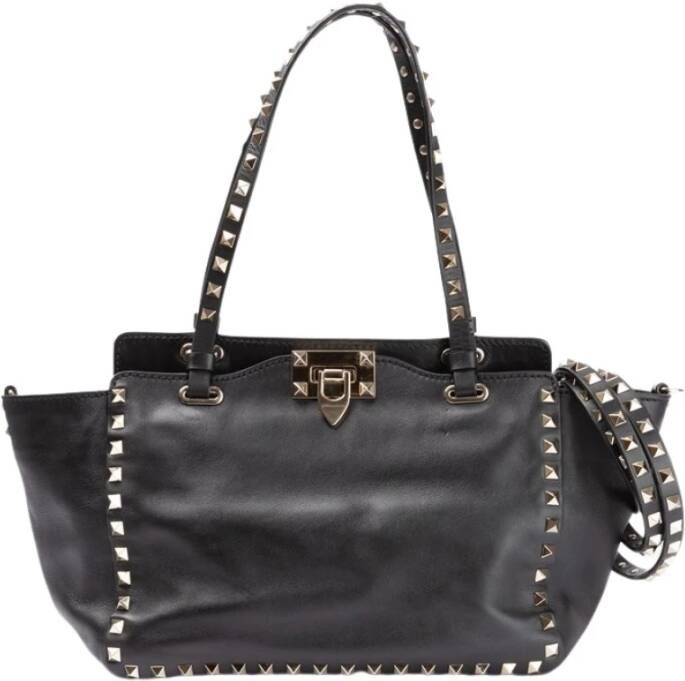 Valentino Vintage Pre-owned Shoulder Bags Zwart Dames