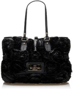 Valentino Vintage Pre-owned Silk handbags Zwart Dames