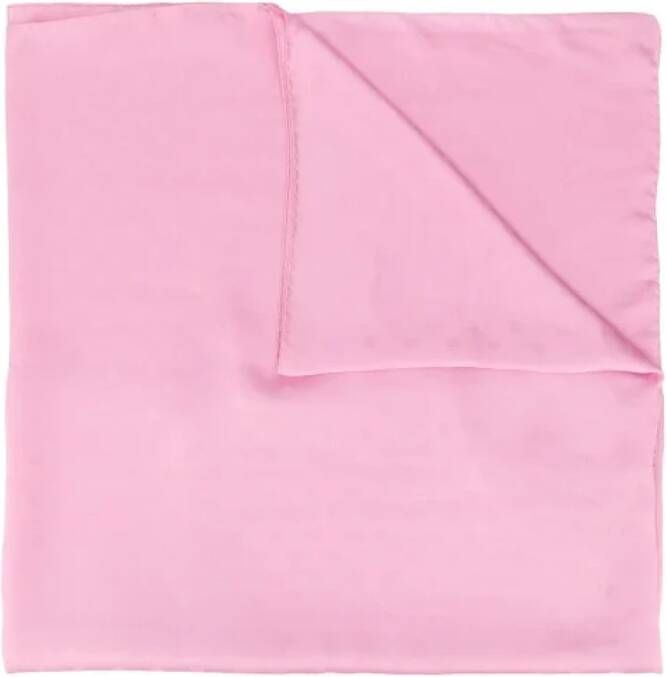 Valentino Vintage Pre-owned Silk scarves Roze Dames
