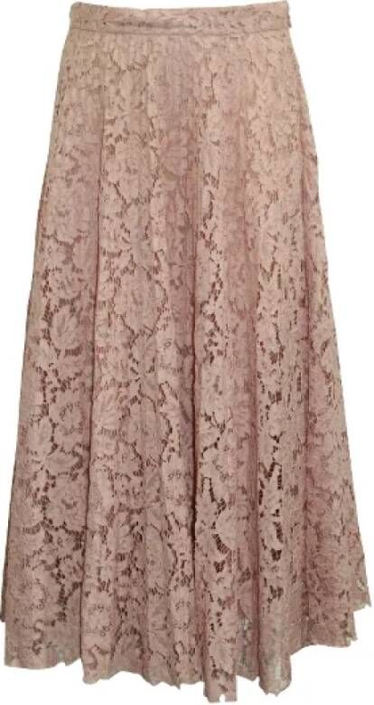 Valentino Vintage Pre-owned Skirts Roze Dames