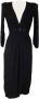 Valentino Vintage Pre-owned Viscose dresses Zwart Dames - Thumbnail 1
