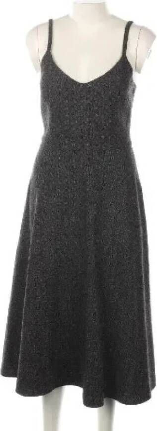 Valentino Vintage Pre-owned Wool dresses Grijs Dames