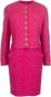 Valentino Vintage Pre-owned Wool dresses Roze Dames - Thumbnail 1