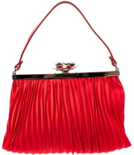 Valentino Vintage Tweedehands tas Rood Dames