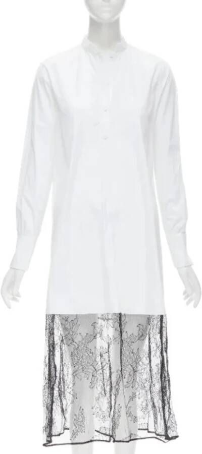 Valentino Vintage Voldoende katoenen jurken White Dames
