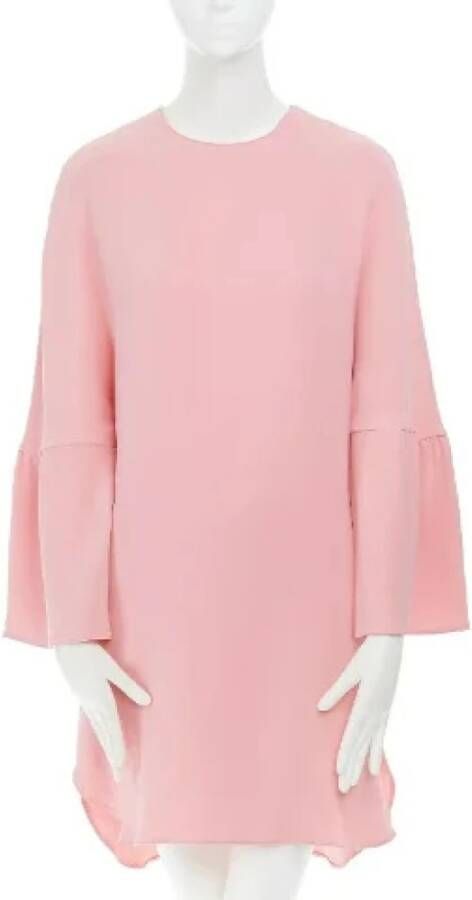 Valentino Vintage Voldoende zijden jurken Roze Dames