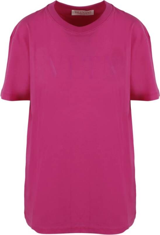 Valentino Vltn Print T-Shirt Roze Dames