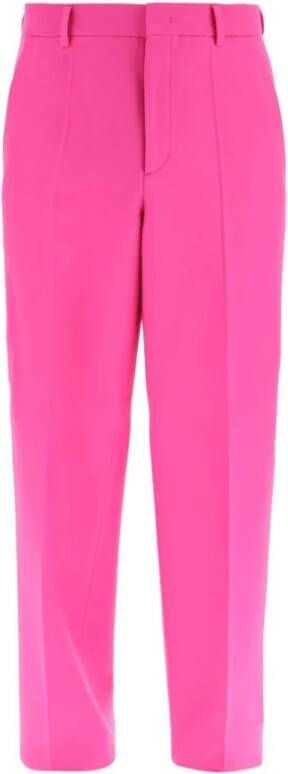 Valentino Wide Trousers Paars Heren