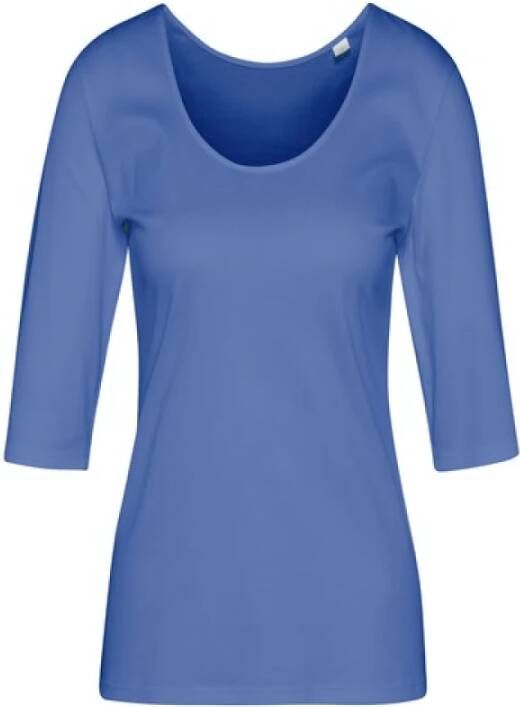 Van Laack Mariell Shirt in Lichtblauw Blue Dames