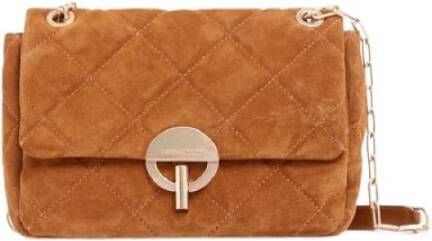 Vanessa Bruno Maantas in suede hazelnoot Bruin Dames