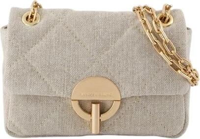 Vanessa Bruno Hobo bags Nano Moon Bag Linen Beige in beige