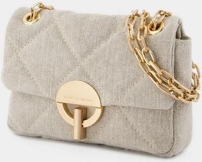 Vanessa Bruno Hobo bags Nano Moon Bag Linen Beige in beige - Foto 3