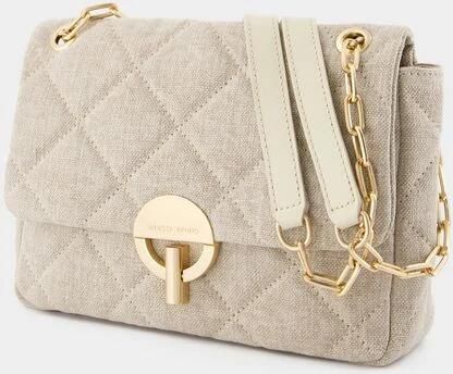 Vanessa Bruno Hobo bags Grand Moon Bag Linen Beige in beige - Foto 4