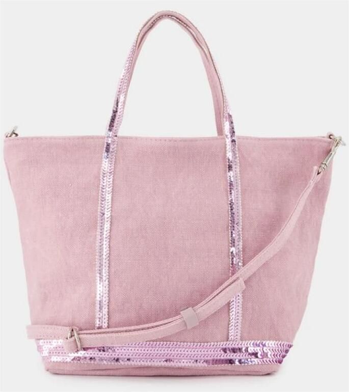 Vanessa Bruno Shoppers & Totes Cabas S Shopper Bag Linen Pink in roze - Foto 2
