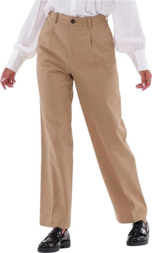 Vanessa Bruno Zilver Pant Dames Broek Brown Dames - Foto 5