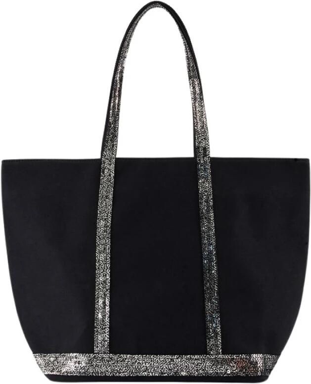 Vanessa Bruno Totes & shoppers Cabas L Shopper Bag Cotton Black in zwart