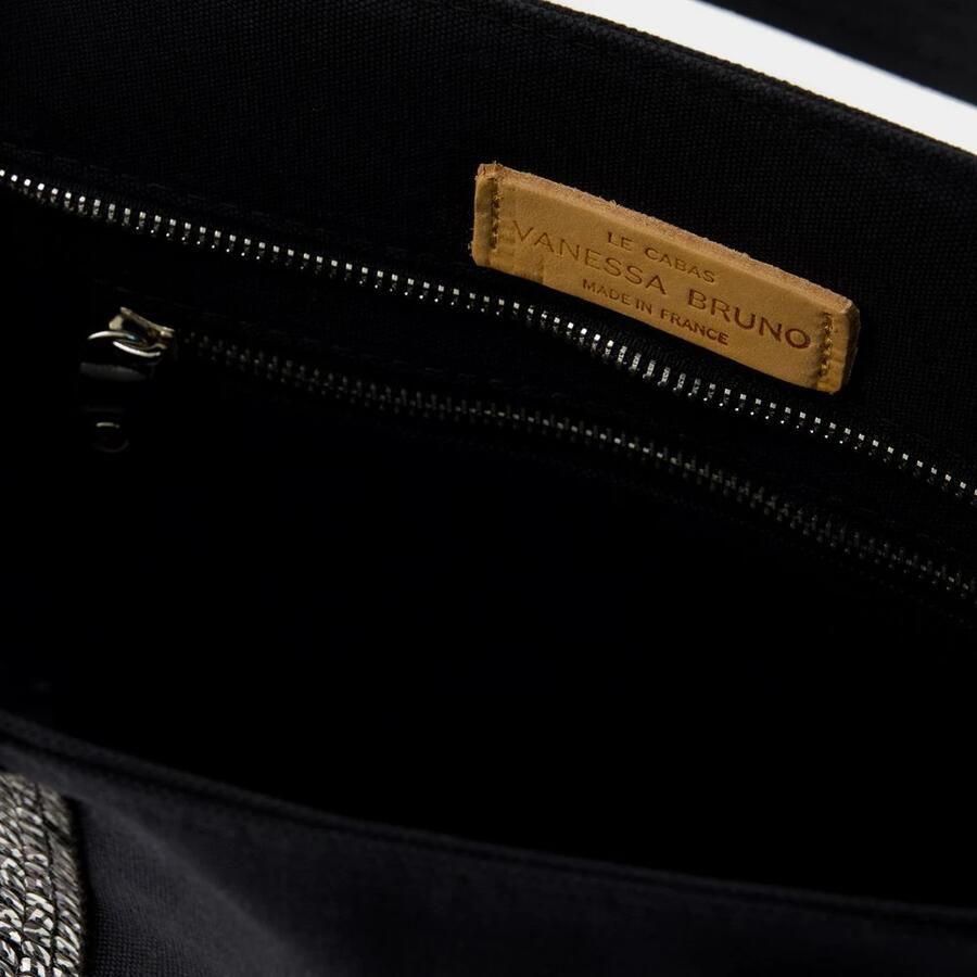 Vanessa Bruno Totes & shoppers Cabas L Shopper Bag Cotton Black in zwart - Foto 2