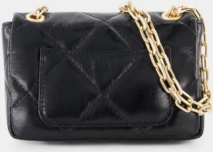 Vanessa Bruno Hobo bags Nano Moon Bag- Leather Black in zwart - Foto 4