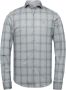 Vanguard Long sleeve shirt check printed on mid grey Grijs Heren - Thumbnail 1
