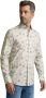 Vanguard Long sleeve shirt print on poplin pure cashmere Bruin Heren - Thumbnail 2