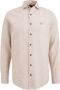 Vanguard Bruine Casual Overhemd Long Sleeve Shirt Linen Stripe - Thumbnail 2