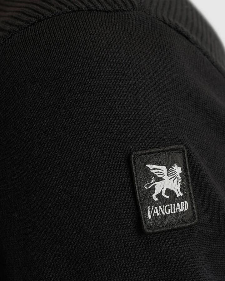 Vanguard Katoen Modal Pullover Black Heren