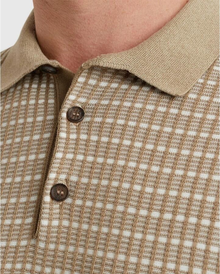 Vanguard Korte mouw katoen modal polo Beige Heren - Foto 2