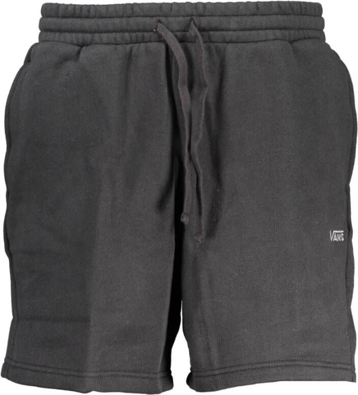 Vans Sportieve Zwarte Heren Shorts Geborduurd Logo Black Heren