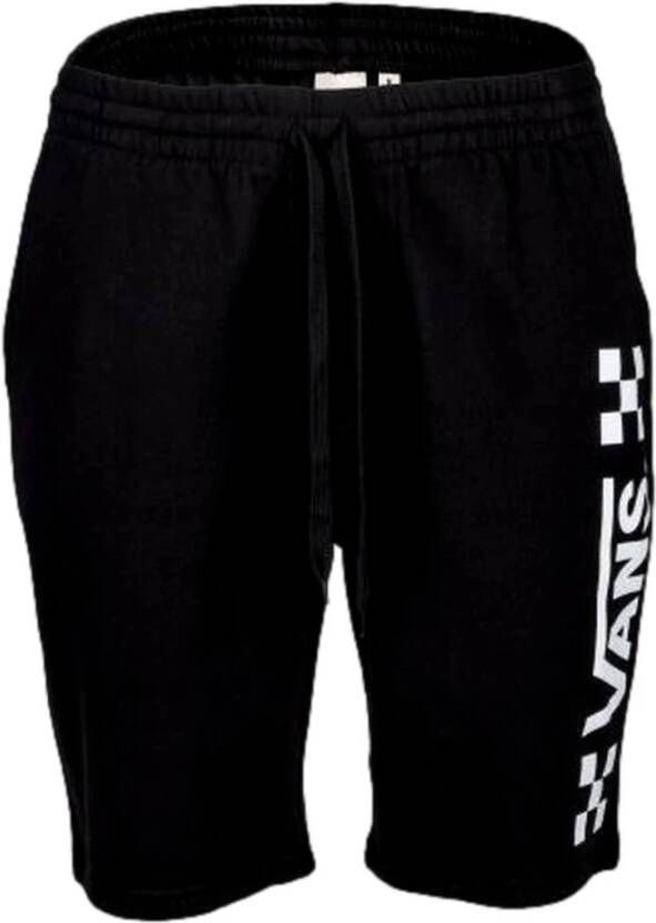 Vans Zwarte herenshorts met elastische taille Black Heren
