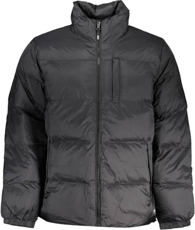 Vans Zwarte jas met lange mouwen en zakken Black Heren