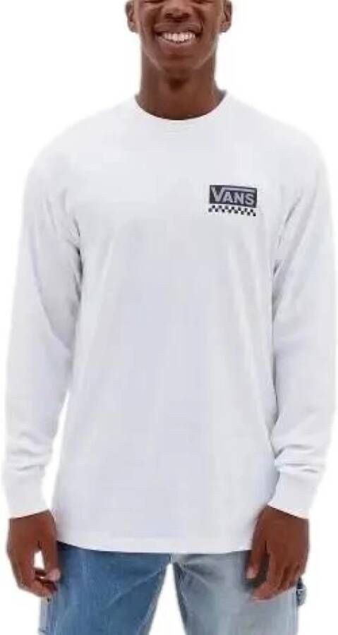 Vans Global Stack Longsleeve T-shirt White Heren