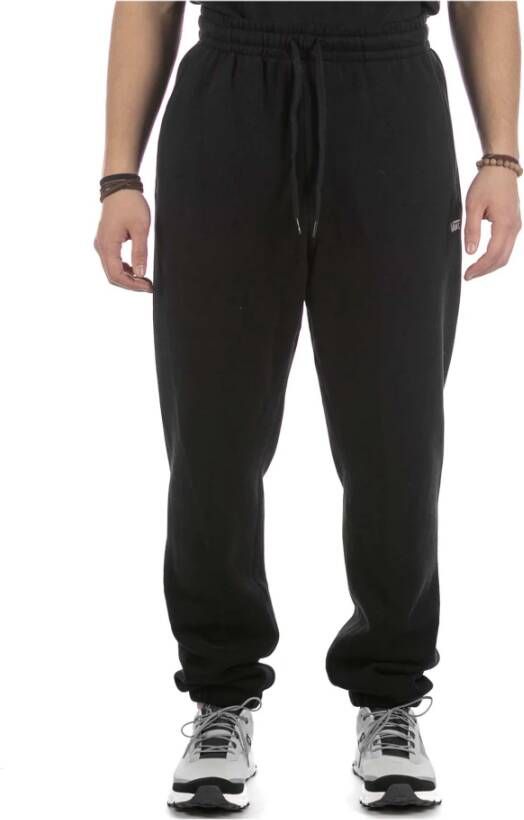 Vans Zwarte Comfycush Sweatpant Fleece Trainingsbroek Black Heren