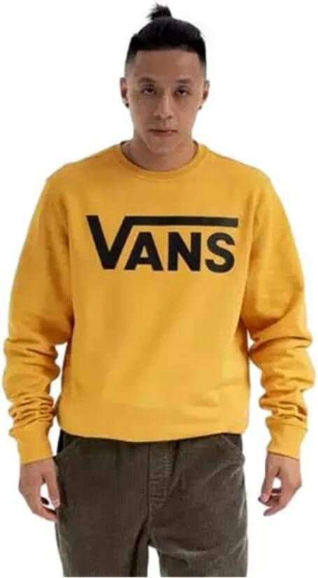 Vans Klieke Logo Sweater Yellow Heren