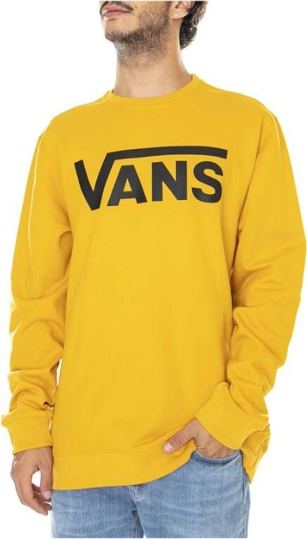 Vans Sweatshirt Hoodies Yellow Heren