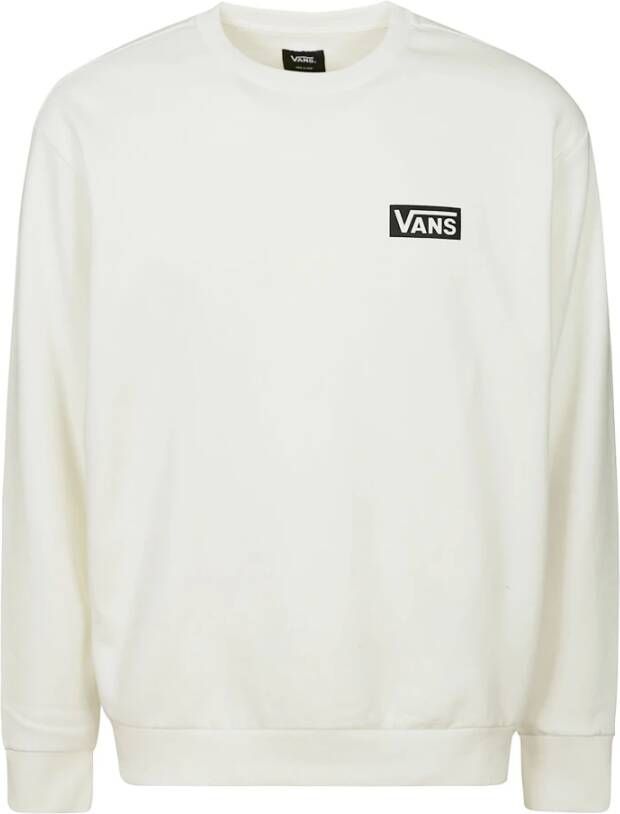 Vans Iconisch Logo Katoenen Sweatshirt White Heren