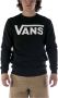 Vans Klassieke Crew II Sweatshirt Zwart Wit Black Heren - Thumbnail 5