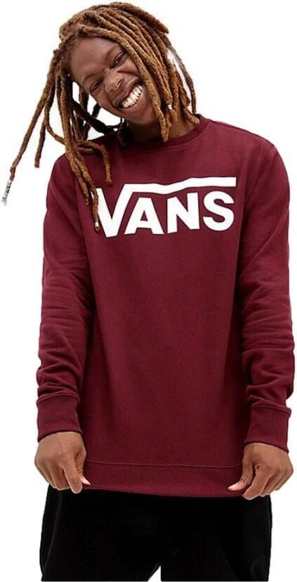 Vans Heren Clic Crew II Sweatshirt Red Heren