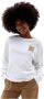 Vans Wit Dames Longsleeve T-shirt White Dames - Thumbnail 1