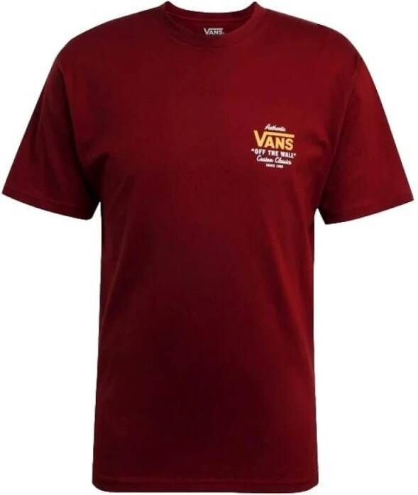 Vans T-Shirts Rood Heren