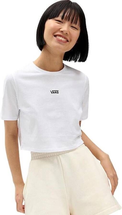 Vans Dames Flying V Crop T-Shirt White Dames