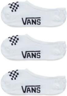 Vans 3 Paar Witte Sokken Logo White Dames