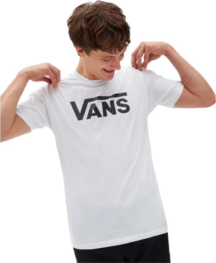 Vans Heren Clic T-Shirt Vn000Gggyb21 White Unisex