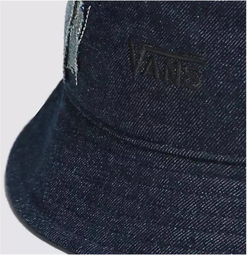 Vans Check Denim Bucket Hat Blue Dames