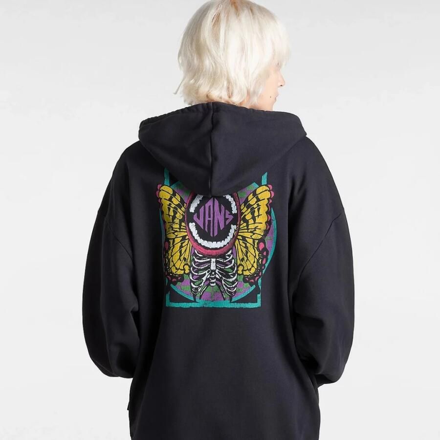 Vans Ethereal Hoodies voor een stijlvolle look Black Dames