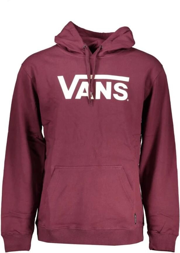 Vans Roze Fleece Hoodie Sweatshirt Gezellige Stijl Red Heren
