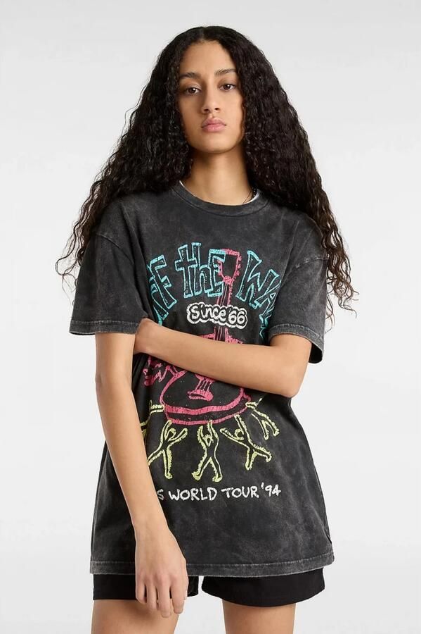 Vans Guitar Solo Oversized Shirts Black Dames - Foto 3