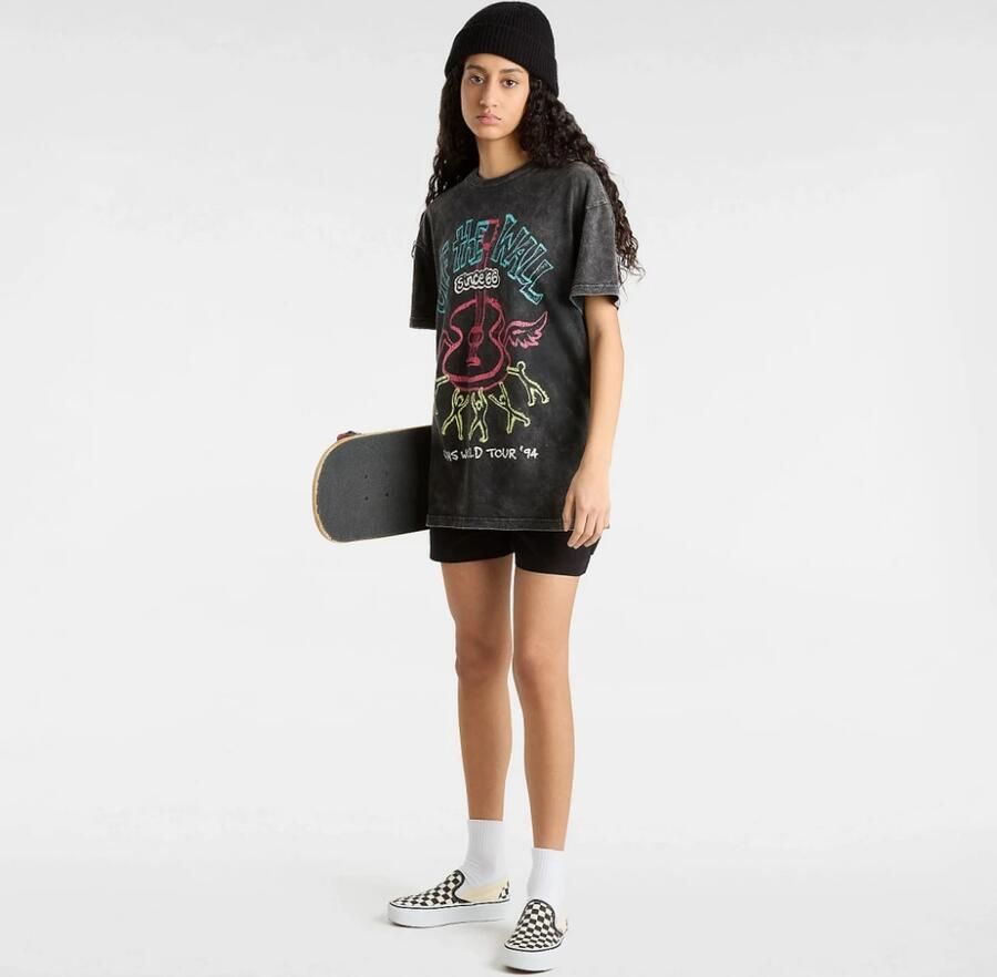 Vans Guitar Solo Oversized Shirts Black Dames
