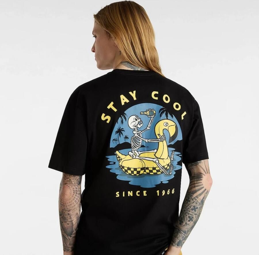 Vans Heren T-shirt met korte mouwen Black Heren