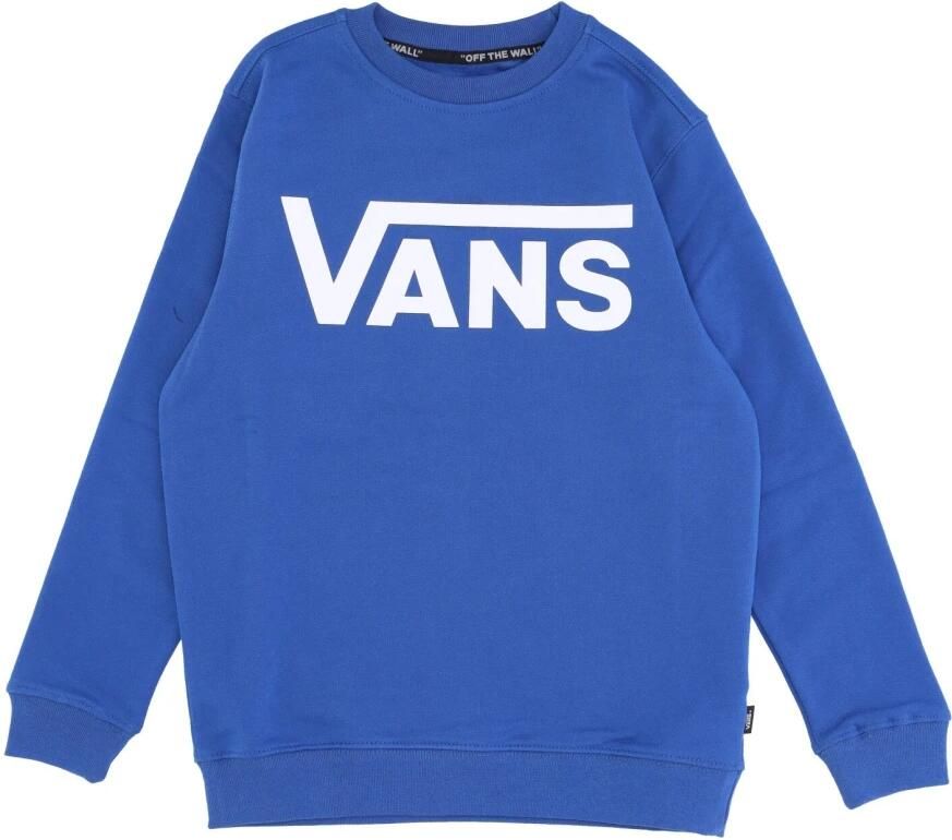 Vans Jongens Klassieke Crewneck Sweatshirt Blauw Wit Blue Heren - Foto 3