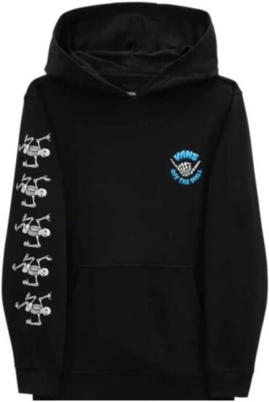 Vans Katoenen hoodie met logo's Black Heren